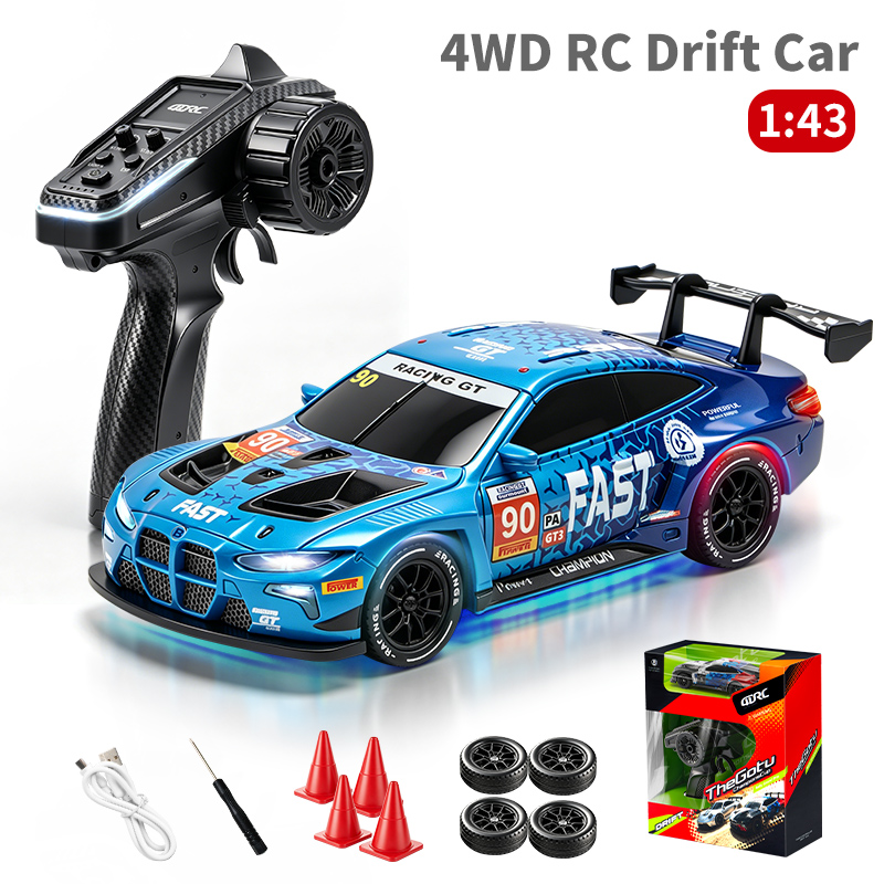 Rc Drift Car 1 24 Scale 4Wd - 2026 4DRC 1:43 Full Scale 4WD