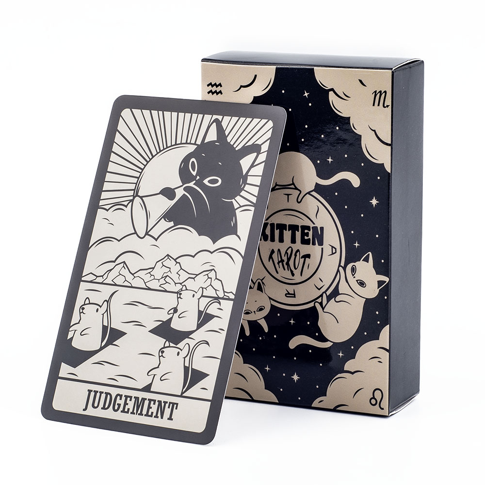 Kitten Tarot Deck 78Pcs Cute B - Tarot Cards Deck With Guidebook ulasan dan harga