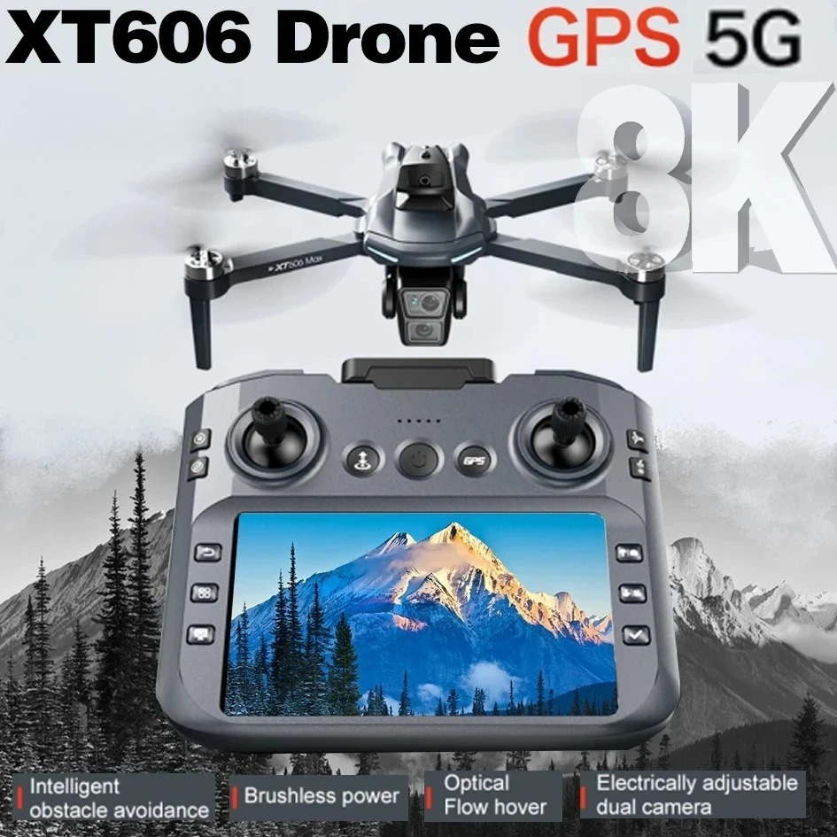 Original XT606 Drone Professio - Fpv Brushless Rc Drone 4K ulasan dan harga