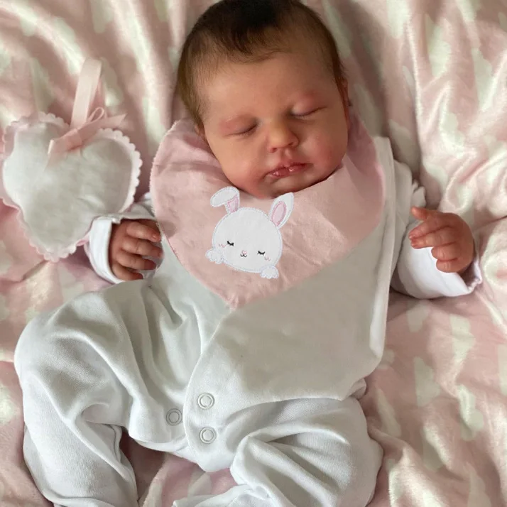 49CM Cuddly Full Body Silicone - Reborn Baby Doll Silicone Realistic ulasan dan harga
