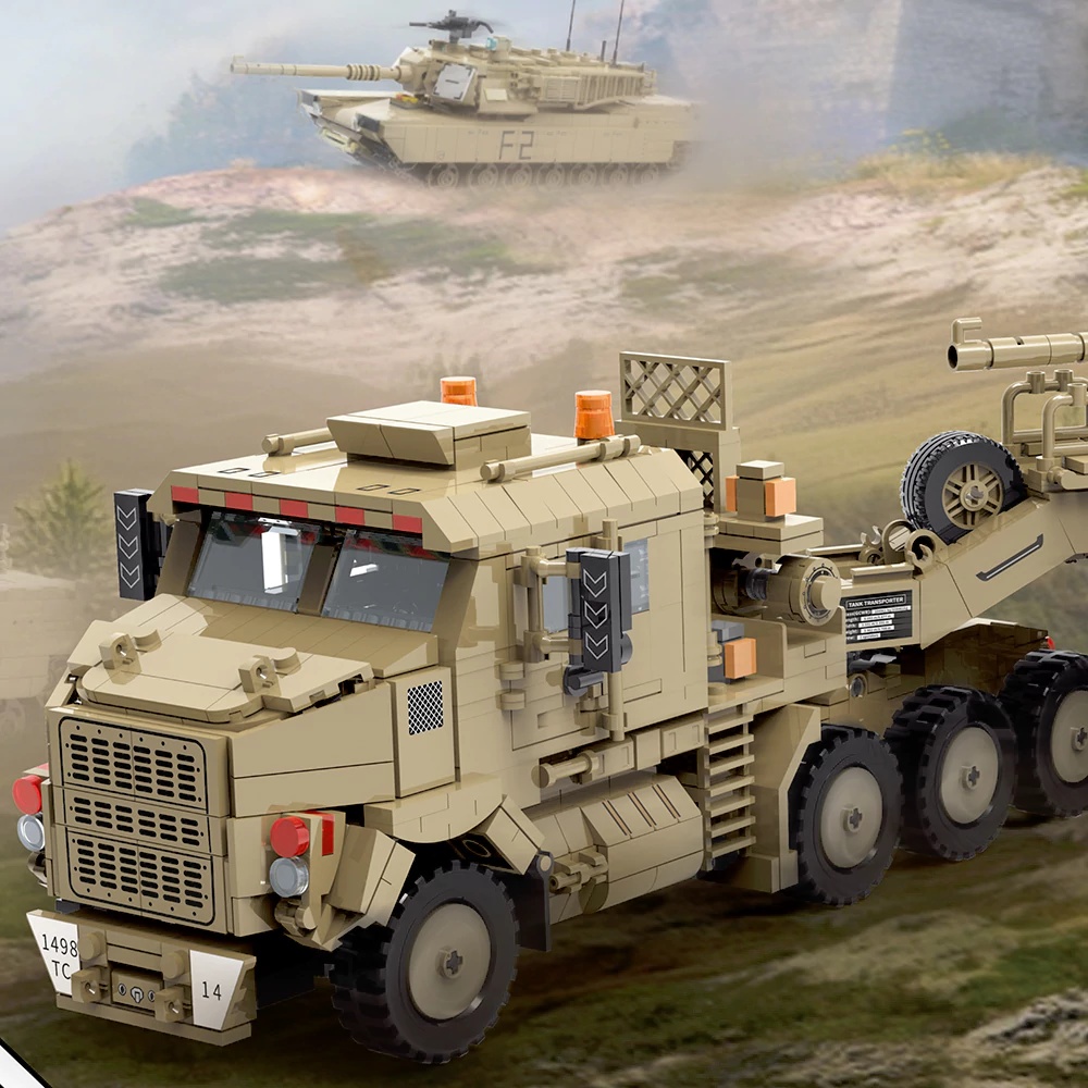 Military WW2 M1070 Armored Veh - Lego Compatible Military Tank ulasan dan harga