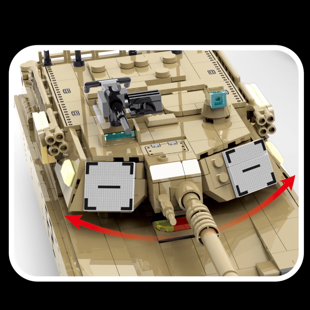 Military WW2 M1070 Armored Veh - Lego Compatible Military Tank ulasan dan harga