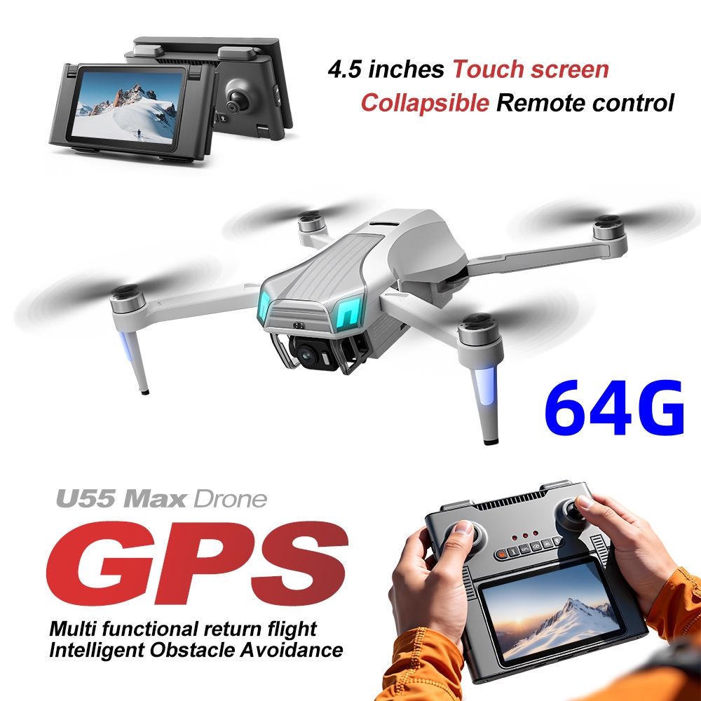 NCZOBOE U55 Drone Professional - Fpv Brushless Rc Drone 4K ulasan dan harga