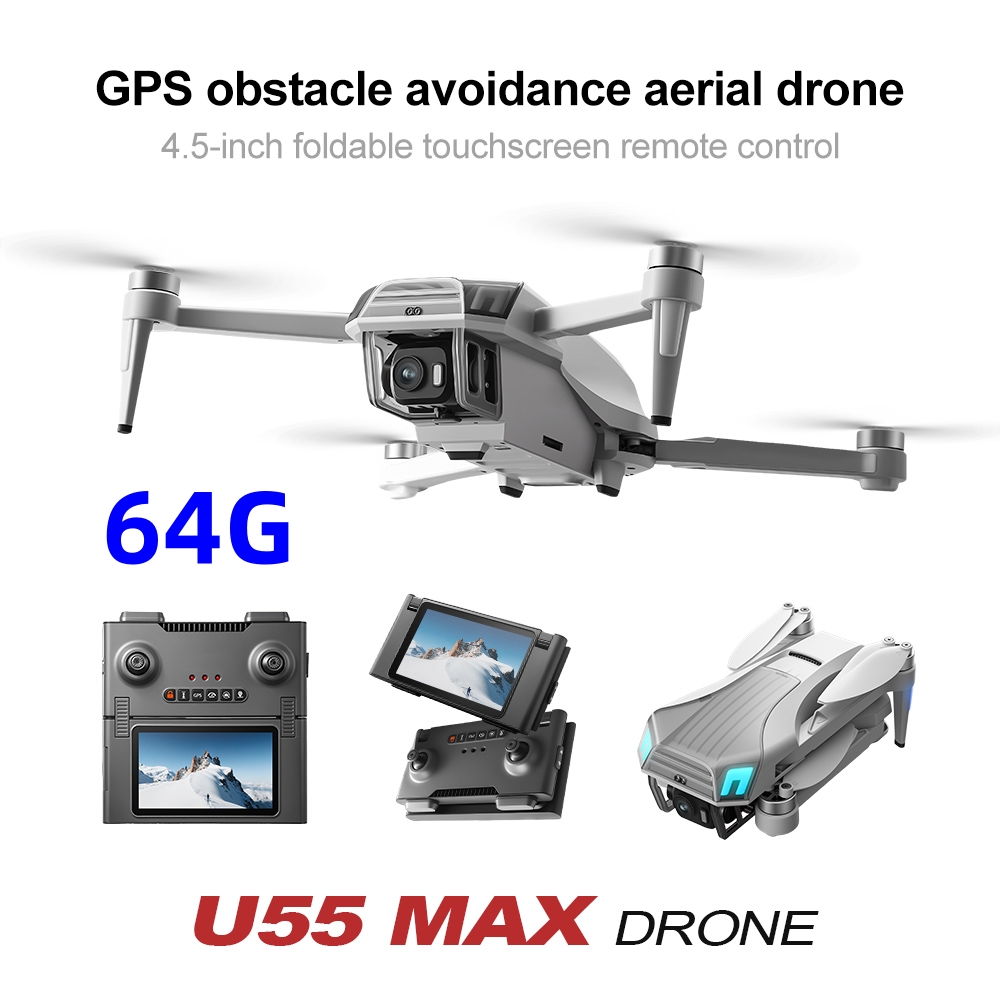NCZOBOE U55 Drone Professional - Fpv Brushless Rc Drone 4K ulasan dan harga