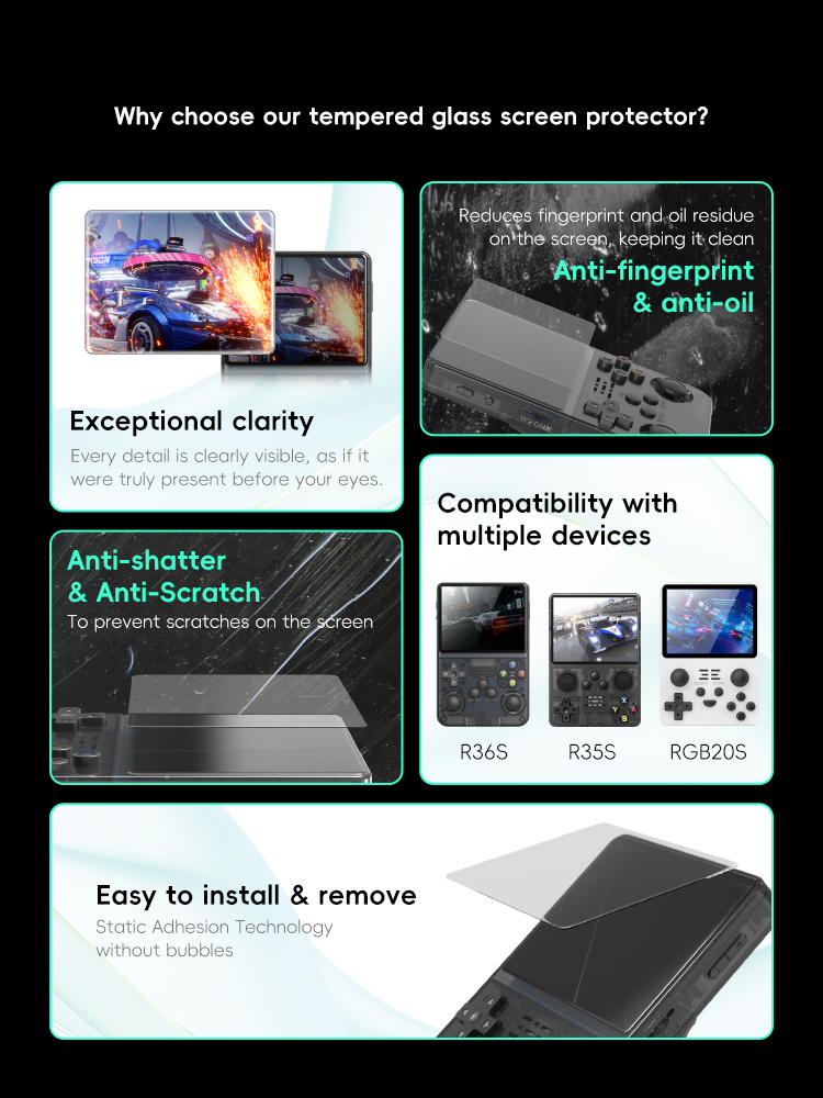 DATA FROG R36S Screen Protecto - Retro Handheld Game Console R36S ulasan dan harga