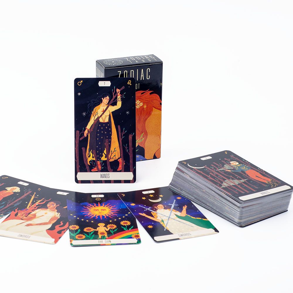 10.3x6cm Zodiac Tarot Cards fo - Tarot Cards Deck With Guidebook ulasan dan harga