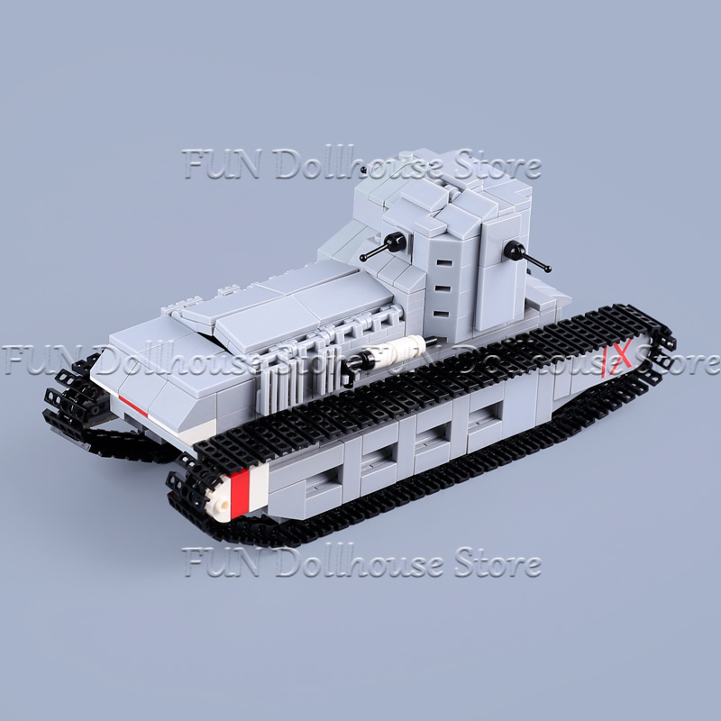 MOC WW1 Military Army Soldier  - Lego Compatible Military Tank ulasan dan harga