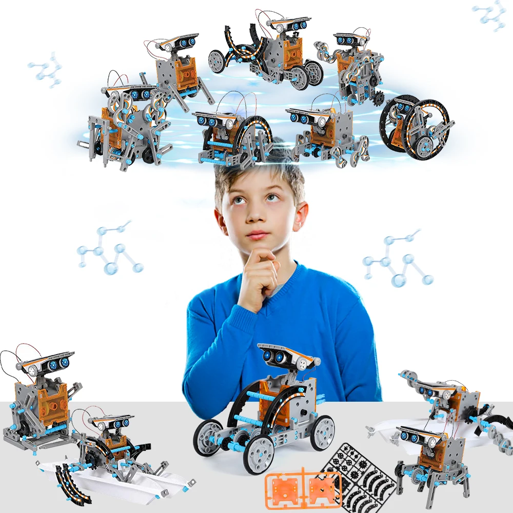STEM 13-in-1 Education Solar R - Stem Solar Robot Kit For Kids ulasan dan harga