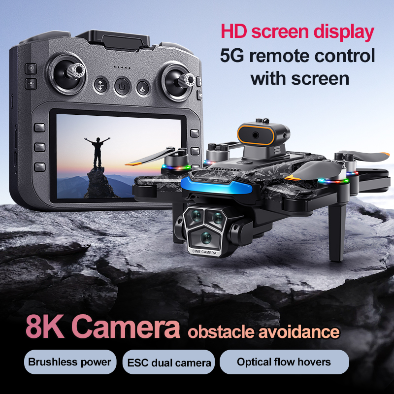 Original A14 GPS Drone 8K Thre - Fpv Brushless Rc Drone 4K ulasan dan harga