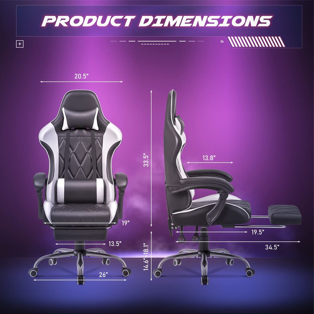 Gaming Chair, Computer Chair w - Video Games ulasan dan harga