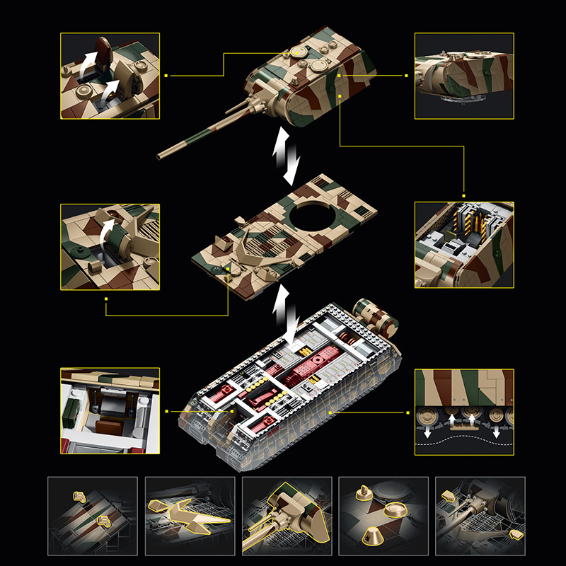 2688pcs Creative Military Heav - Lego Compatible Military Tank ulasan dan harga