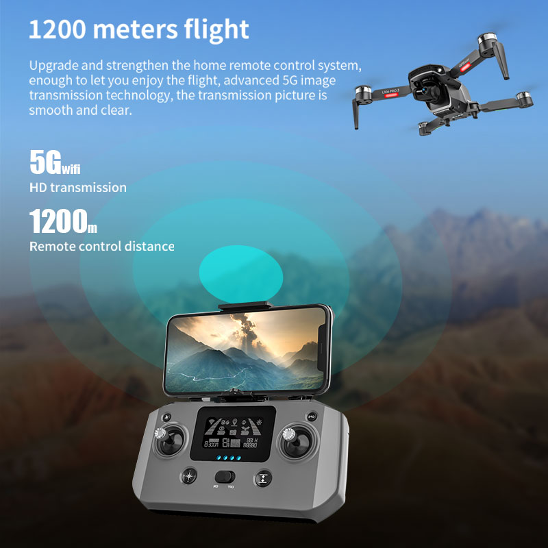 L106 Pro 3 Drone 5G WIFI FPV F - Fpv Brushless Rc Drone 4K ulasan dan harga