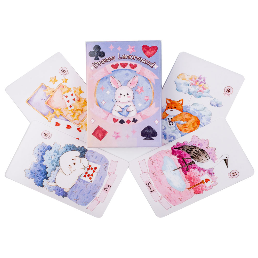 Rana Psychic Dream Lenormand T - Tarot Cards Deck With Guidebook ulasan dan harga