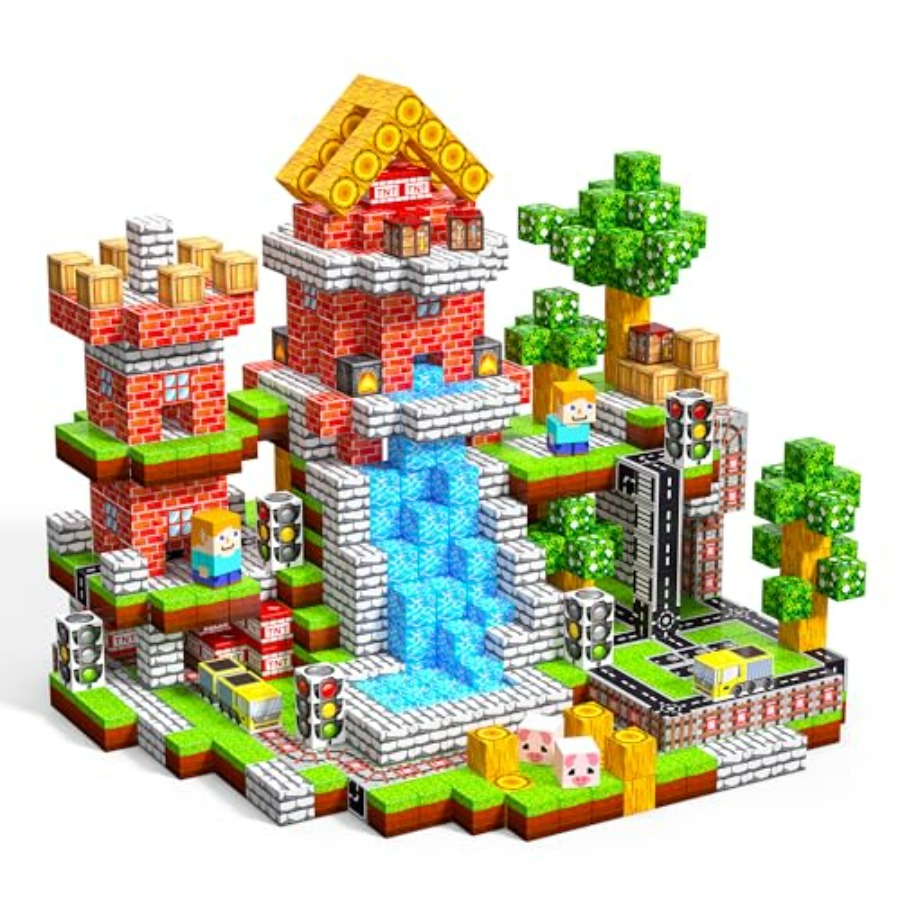 100PCS Magnetic Blocks, 0.8 in - Magnetic Building Tiles Set 100Pcs ulasan dan harga