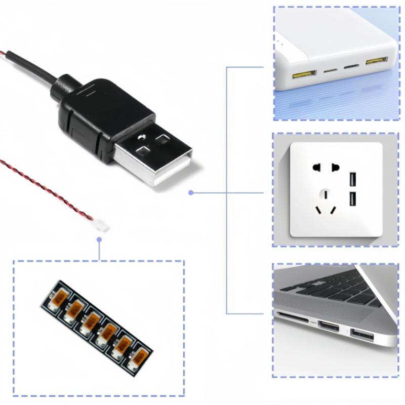 DIY 50cm USB Power Cable Compa - Building Blocks ulasan dan harga