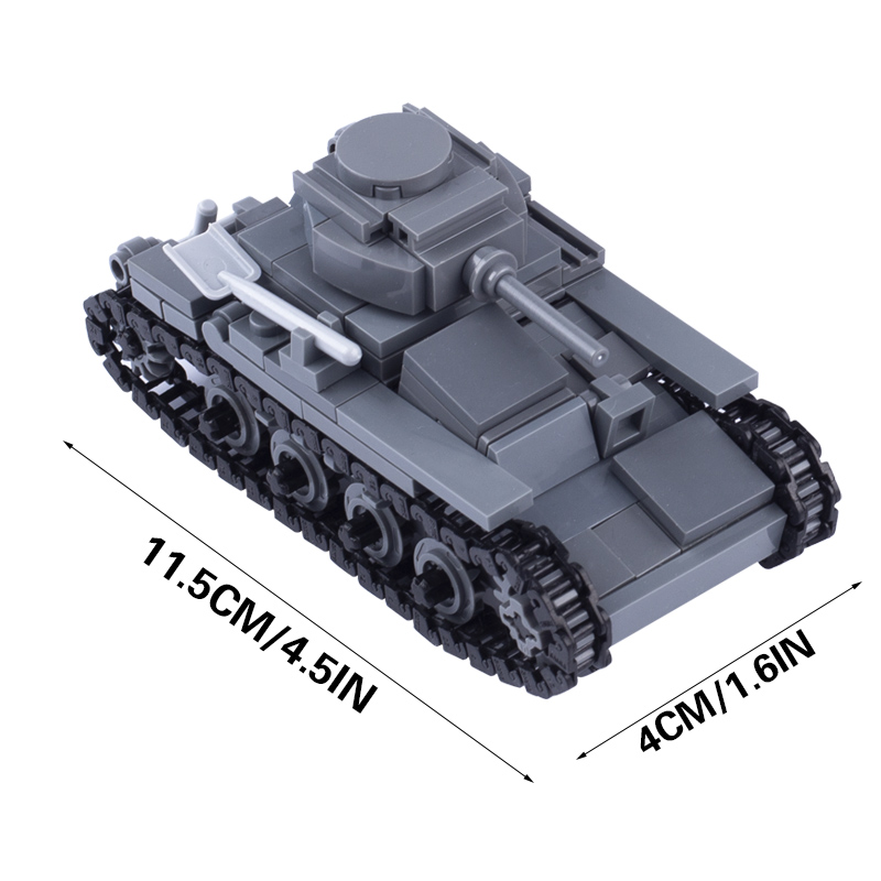 WW2 Japan Military Tank Buildi - Lego Compatible Military Tank ulasan dan harga