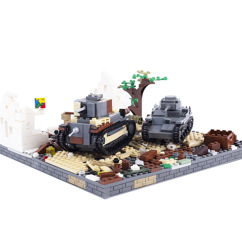 WW2 Japan Military Tank Buildi - Lego Compatible Military Tank ulasan dan harga