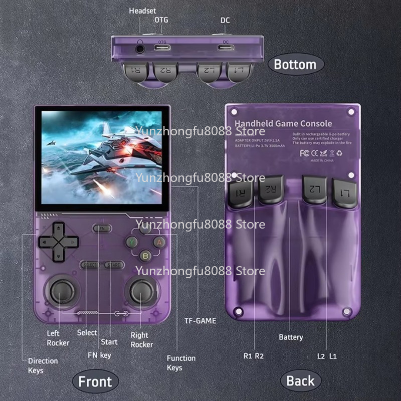 L K36 Handheld Game Console 3. - Retro Handheld Game Console R36S ulasan dan harga