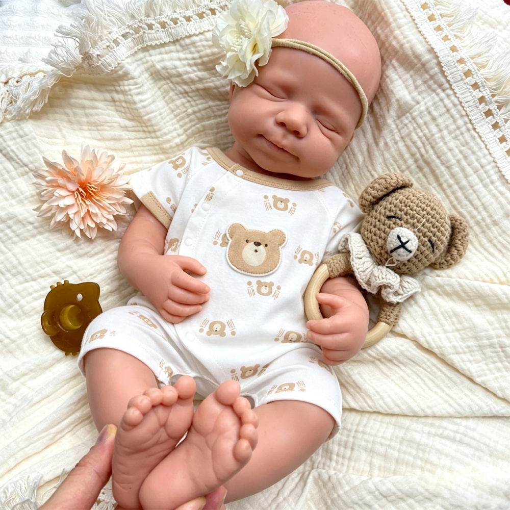 20inch Unpainted DIY Full Sili - Reborn Baby Doll Silicone Realistic ulasan dan harga